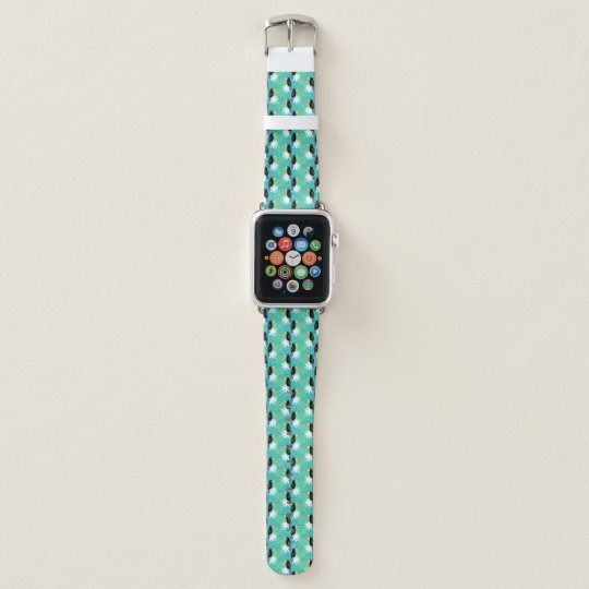 teal apple watch band