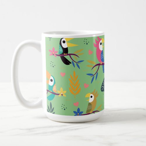 Toucans  Parrotts Coffee Mug