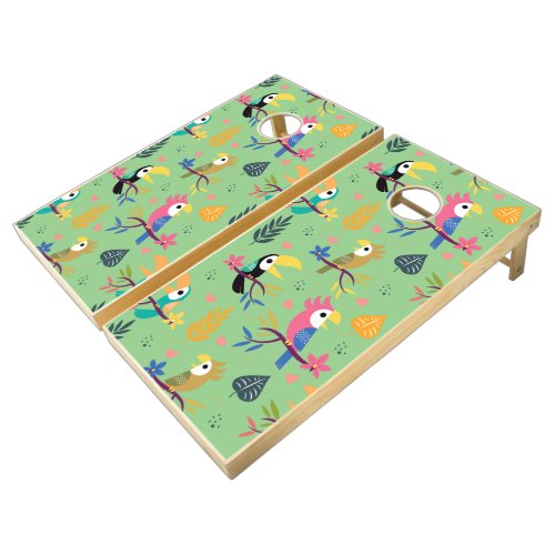 Toucans  Parrotts Cornhole Set