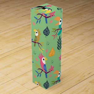 Toucans & Parrotts Wine Box
