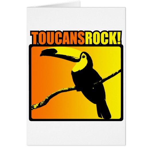 Toucans Rock! Cards (Front)