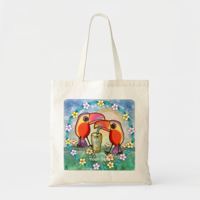 Toucans Tea Tote Bag (Front)