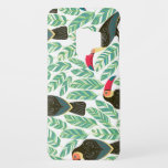 Toucans, tropical leaves, decorative pattern. Case-Mate samsung galaxy s9 case