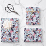 Toucans With Exotic Flowers Wrapping Paper Sheets