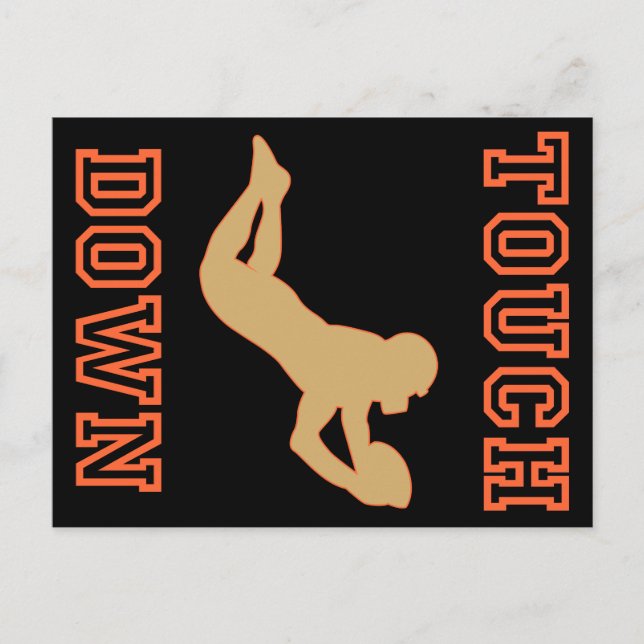 Touch Down in Green Postcard (Front)