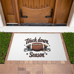 Touch Down Season Fantasy Football Rugby Gift  Doormat