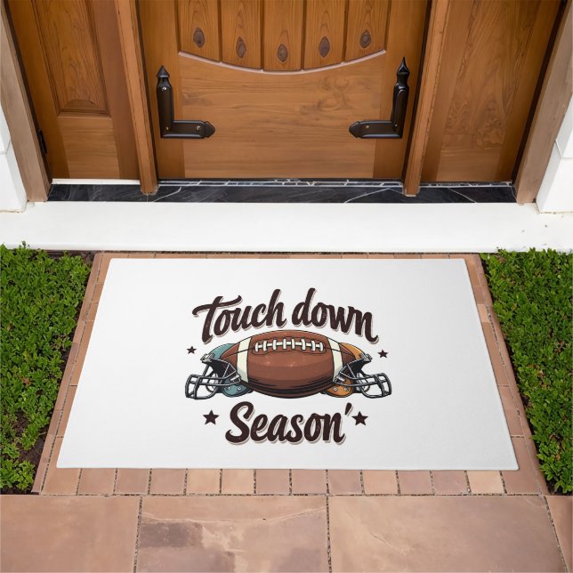 Touch Down Season Fantasy Football Rugby Gift  Doormat (Outdoor)