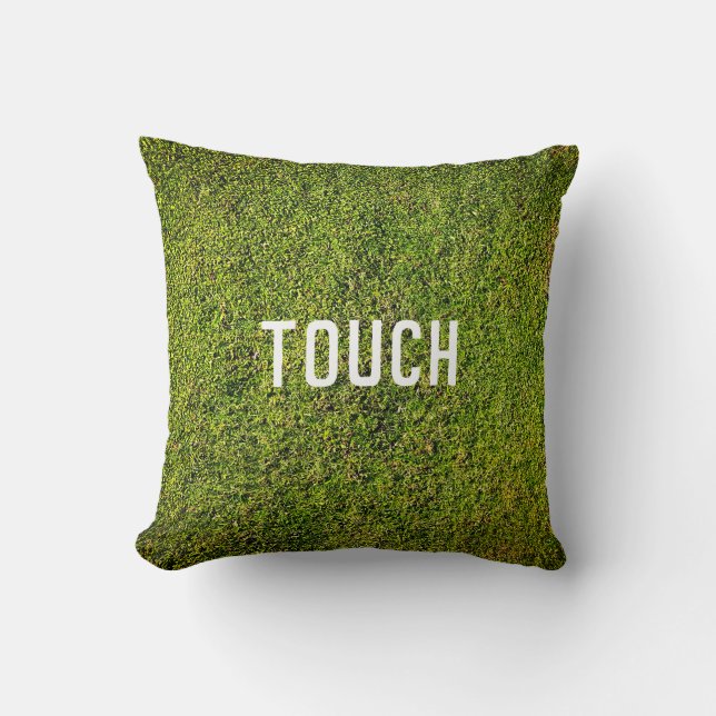 Touch Grass (Style: 4) Throw Pillow (Front)