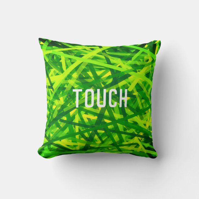 Touch Grass (Style: 7) Throw Pillow (Front)