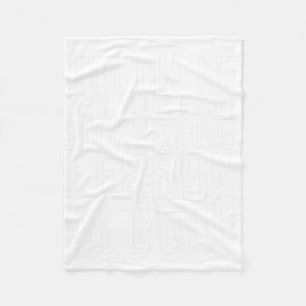 Touch Me And Your First Kickboxing Lesson Is Free Fleece Blanket