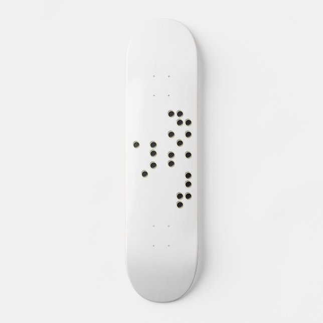 Touch Me (Braille) Skateboard Deck (Front)