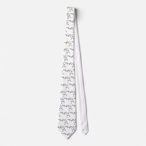Touch Me Braille Tie