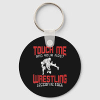 Touch Me Your First Wrestling Lesson Funny Gift