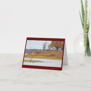 Touch of Autumn Card (blank inside)
