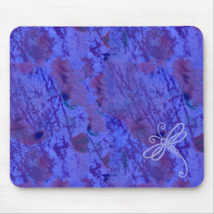 Touch Of Blue Dragonfly Art Mouse Pad