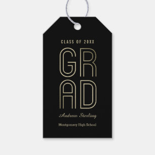 Touch of Class Editable Color Graduation Favor Tag