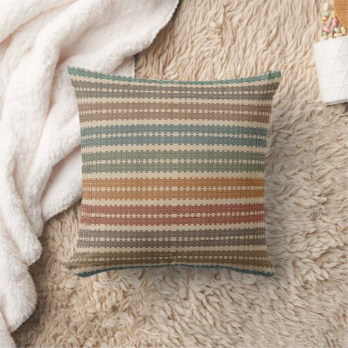 Touch of Color Geo Pattern Throw Pillow