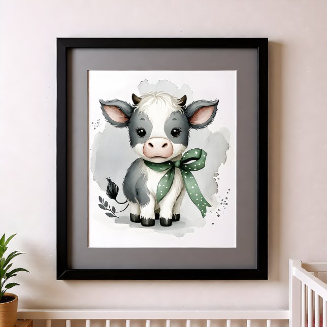 Touch of Color Nursery Farm Animals Cow Poster (Creator Uploaded)