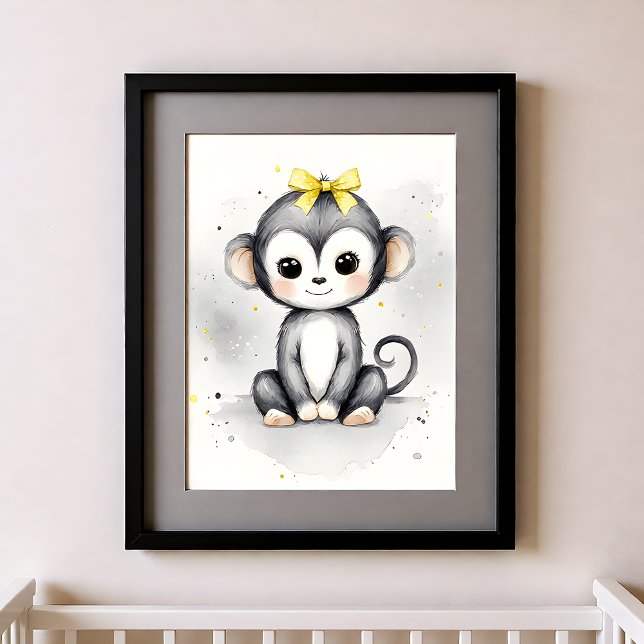 Touch of Color Nursery Jungle Animals Monkey Poster (Creator Uploaded)