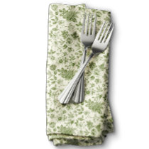 Touch of Elegance Garden Toile Cloth Napkin