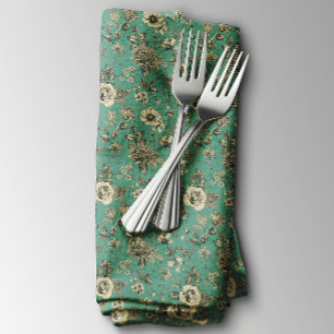 Touch of Elegance Garden Toile Cloth Napkin