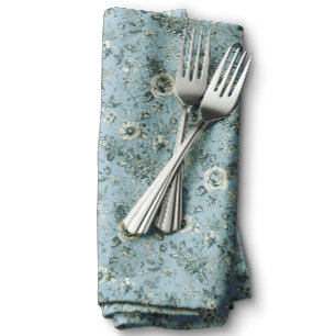 Touch of Elegance Garden Toile Cloth Napkin