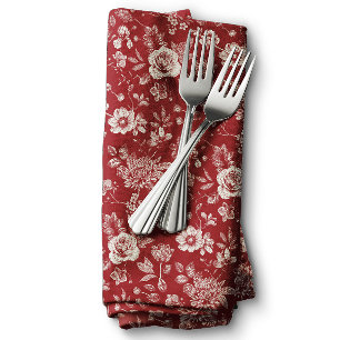 Touch of Elegance Garden Toile Cloth Napkin