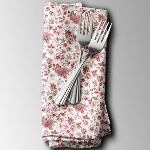 Touch of Elegance Garden Toile Cloth Napkin