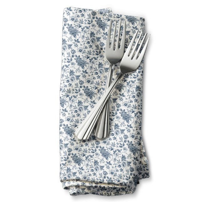 Touch of Elegance Garden Toile Cloth Napkin (Creator Uploaded)