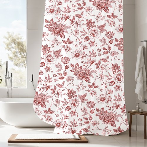 Touch of Elegance Garden Toile Shower Curtain