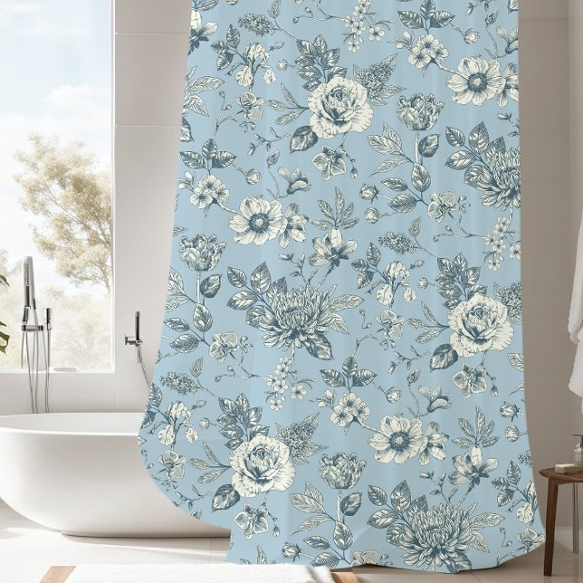 Touch of Elegance Garden Toile Shower Curtain (Creator Uploaded)