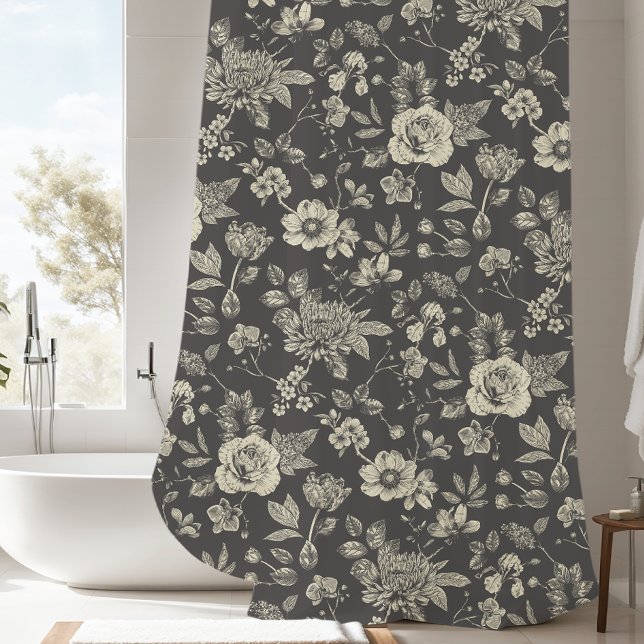 Touch of Elegance Garden Toile Shower Curtain (Creator Uploaded)