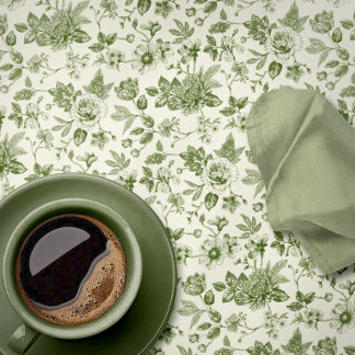 Touch of Elegance Garden Toile Tablecloth