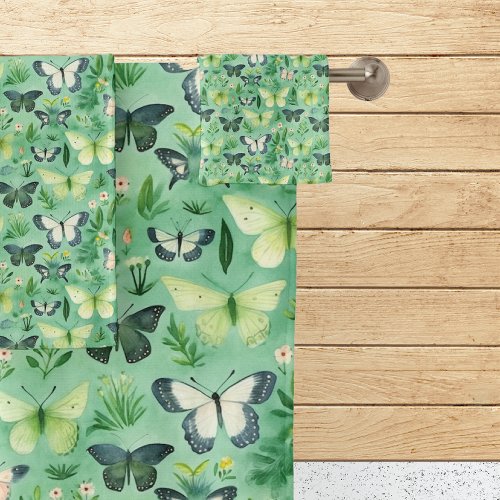 Touch of Nature Butterfly Bath Towel Set