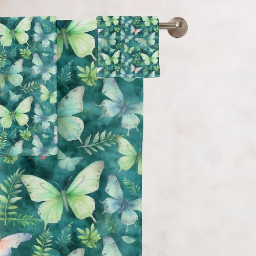 Touch of Nature Butterfly Bath Towel Set