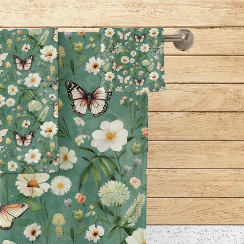 Touch of Nature Butterfly Bath Towel Set