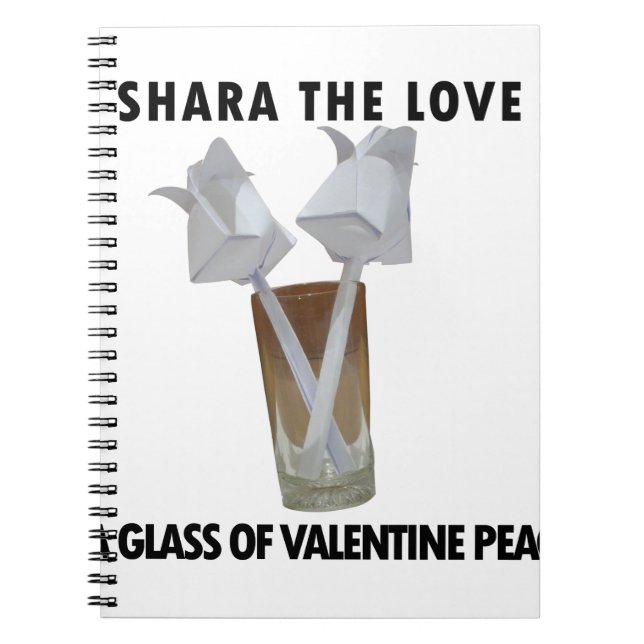 Touch of Romance: A Peaceful Valentine's Day Notebook (Front)