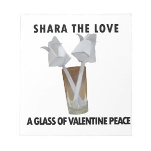Touch of Romance: A Peaceful Valentine's Day Notepad