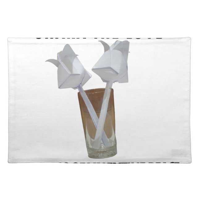 Touch of Romance: A Peaceful Valentine's Day Placemat (Front)