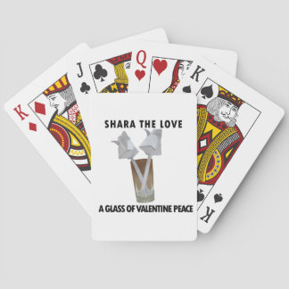 Touch of Romance: A Peaceful Valentine's Day Poker Cards