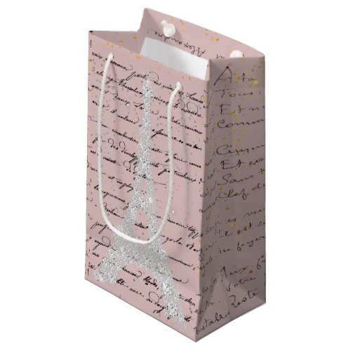 Touch of Silver 2 Eiffel Tower Small Gift Bag