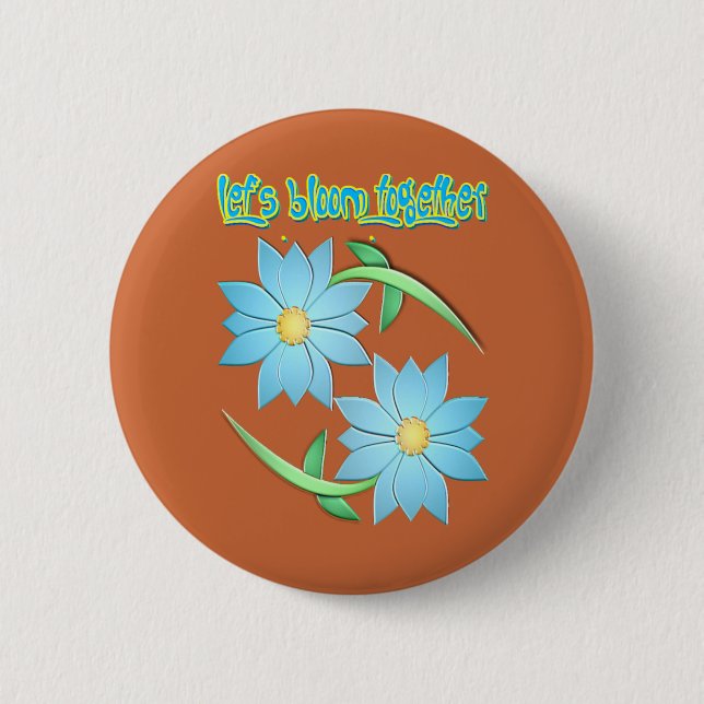 touch of springtime button (Front)