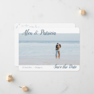 Touch of Style Save the Date Wedding Engagement Announcement