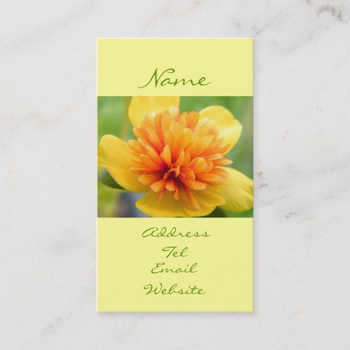 Customizable Touch Of Warmth Business Cards