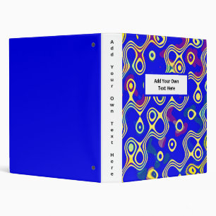 Touch of Yellow 3 Ring Binder