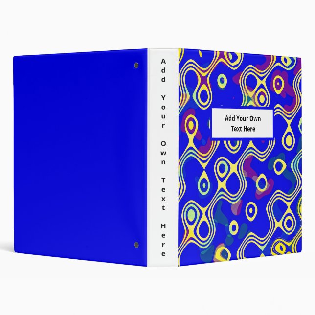Touch of Yellow 3 Ring Binder (Background)