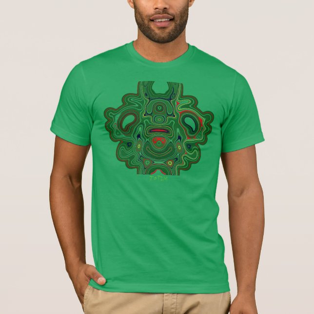 Touch Tees:  (Totem) Dreaming Lizard T-Shirt (Front)