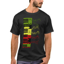 Touch the Rhythm – Colorful Piano Keys Music Art