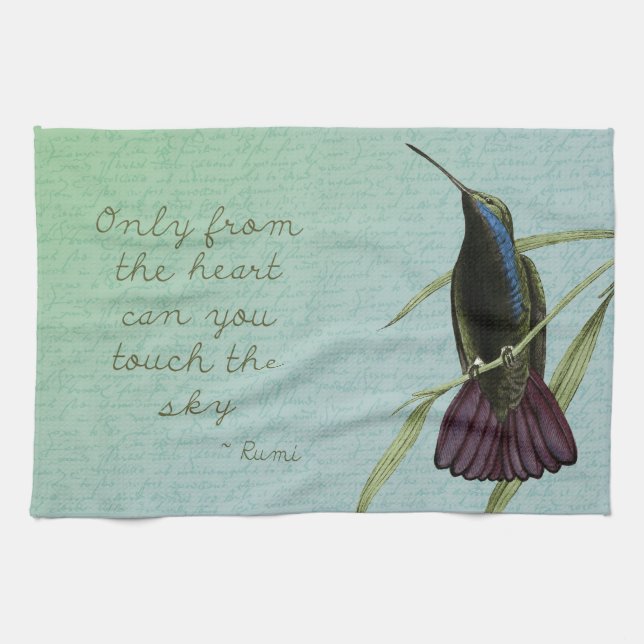 Touch the Sky Hummingbird Towel (Horizontal)