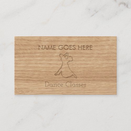 Touch Wood Dance Business Cards